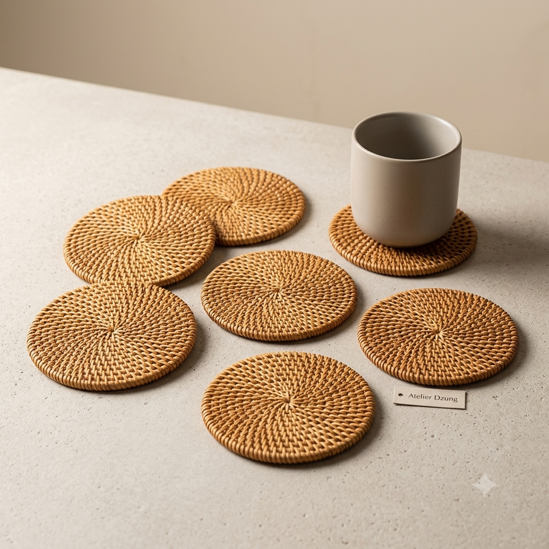 Handwoven Coaster Set