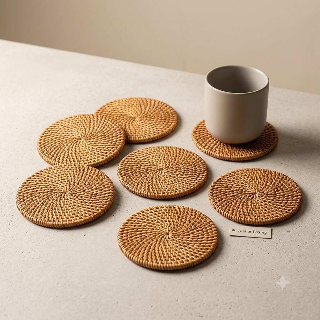 Handwoven Coaster Set